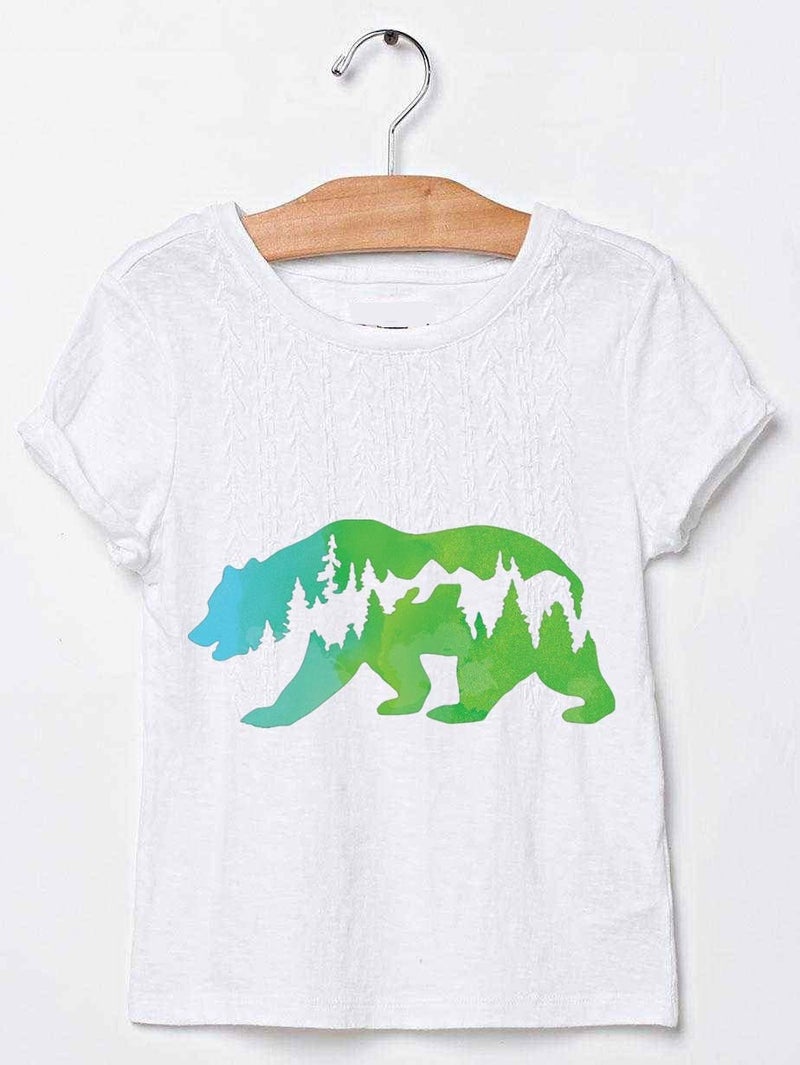 OBUY 11.8x11.8 inch Large Forest Bear DIY Craft Hollow Layering Stencils for Painting on Wood, Fabric, Walls,Decorative, Airbrush + More | Reusable Mylar Template - Image 3